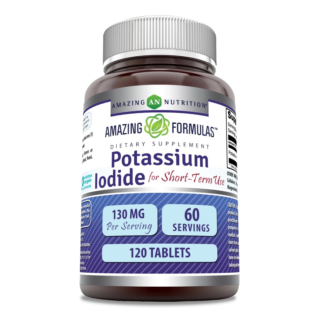 Amazing Formulas Kalium Iodide Supplement Note 124; 130 Mg