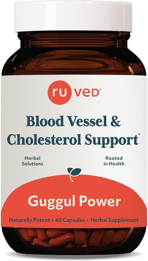 Ayush urter Guggul Power - Metaboliske vitaminer til kvinder og mænd, Daily Pill, Pure og Natural Metabolic Health Supplement med Guggul - 90 Vegetariske kapsler (1 greve)