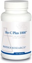 Bioteknologi Forskning Bio C Plus 1000 Antioxidant, Høj potens, Bioflavonoider, Understøtter sund immunrespons, Bygger kollagen, Sund hud, Cartiage og fælles støtte 100 tabletter