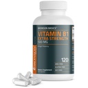Bronson vitamin B1 ekstra styrke 500 MG høj potens Non- GMO, 120 kapsler