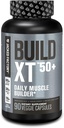 Jacked Factory Build- XT 50 + Daily Muscle Builder - Muscle Recovery Supplement & Muscle Builder for mænd og kvinder med KSM- 66 Ashwagandha, Primavie Shilajit, ElevatP, & Astragin - 90 Greve