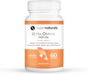 Super Natural Ultra Omega Fish Oil - Omega 3 Fedtsyrer EPA DHA - Understøtter Brain Øget funktion, Understøtter Nerve og Øje Sundhed 1200mg / 720 Omega- 3- 60 Kapsler