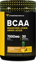 Primaforce BCAA Powder (Ananas Mango) (30 Servering) - 7000MG 2: 1: 1 BCAA, Post- workout Inddrivelse Drik med Aminosyrer og Real Salt til mænd og kvinder