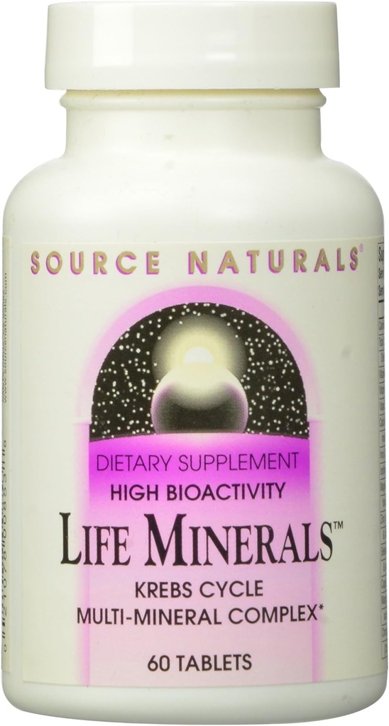 Source Naturals Life Minerals, Krebs Cycle Multi-Mineral Complex,60 Tablets