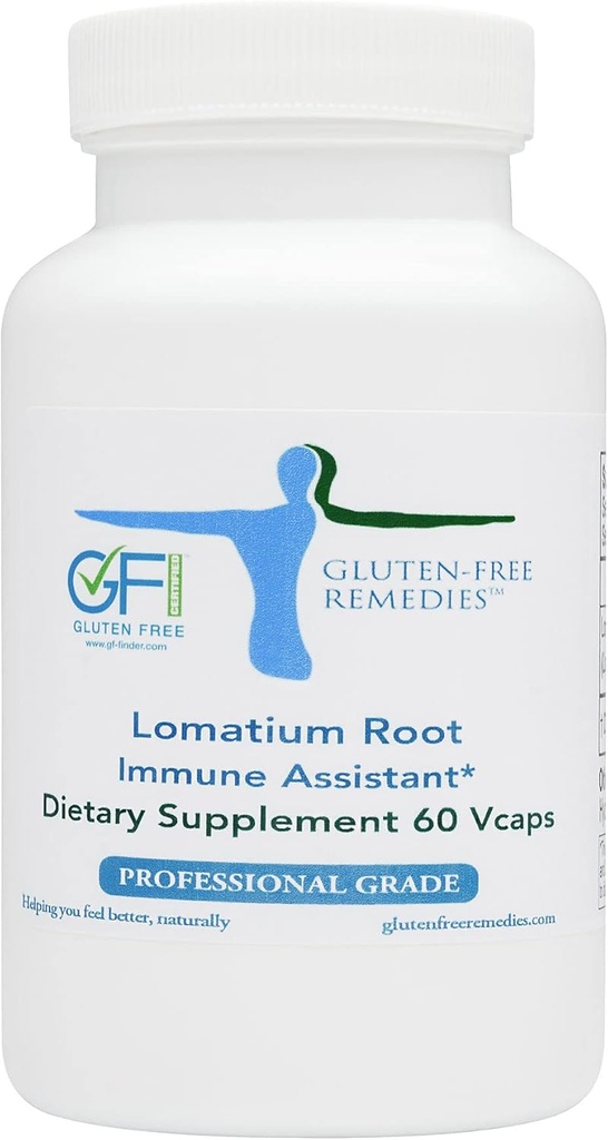 Lomatium Root Extract 4: 1-500mg - 60 kapsler