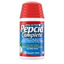 Pepcid Complete Acid Reducer + Antacida for Acid Reflux, 10mg Famotidin, 800mg Calcium Carbonat & 165mg Magnesium Hydroxid per Heartburn Medicine Tablet, Antacida Chews, Mint, 50 ct