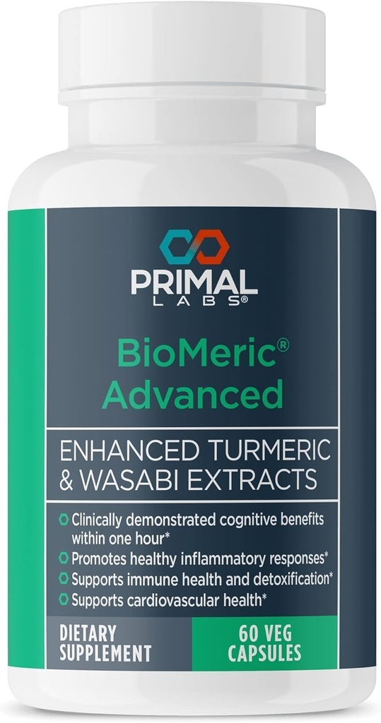 BioMeric Advanced - med gurkemeje og Wasabi ekstrakter - 60 kapsler