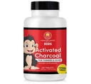 Charcoal House Chewable Aktiverede Charcoal tabletter til børn 124; Natural, Vegan, Non- GMO & Gluten Free