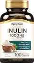 Piping Rock Organic Inulin Capsules 1000 mg