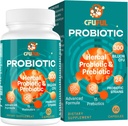 Probiotika for kvinder & mænd - 300 Millioner CFU, 24 Strops Probiotika + 15 Økologiske urter Prebiotika Blend, for Samlet fordøjelsessygdom, immunforsvar, obstipation & bloating, Hylde Stable - 2 måneders forsyning