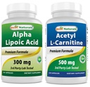 Bedste Naturals Alpha Lipoic Acid 300 mg & Acetyl L- Carnitin 500 Mg