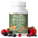 Sunde frugter og grøntsager - 27 Balancerede hele fødevarer af natur - Vitaminer - Mineraler - Antioxidanter - Detox - Grøntsager - Kale - Broccoli - Spinat - Beets - Hindbær - Multivitamin - 60 Servering