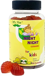 Melatonin Gummies for Kids: 124; 60 Gummies: 124; 2 Months Supplies: 124; Passion Fruit Flavor: 124; Natural Kids Sleep Supplement: 124; 4 + År, Melatonin Gummies Kids, Supplement til Hurtigere og længere søvn