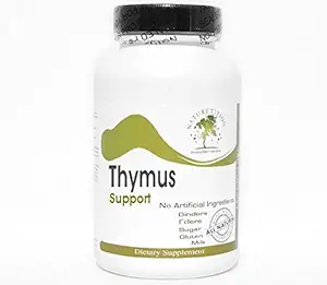 Thymus Support ~ 180 Kapsler - Ingen tilsætningsstoffer ~ Naturetition Kosttilskud