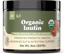 Pure Organic Inulin Powder Fiber Supplement - (Jerusalem Artichoke) Prebiotic Bulk Inulin Fiber Powder 8oz fordøjelse & Gut sundhed
