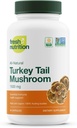 Frisk Nutrition Organic Turkey Tail Mushroom Extract Supplement - High in Beta Glucans - Non-GMO, Vegansk Friendly, Gluten- Free - 90 Kapsler