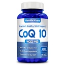 CoQ10 400mg Kapslerne er 124; Vegan Friendly Coenzym Q10 400mg per servering fra Easy Absorption Ubiquinone supplement til Skin Heart og energistøtte er 124; Lavet i USA i cGMP faciliteter (100 Servere)
