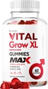 Vital Grow XL Mandlige Gummies - Mænds Performance Gummies 1050MG Vital GrowXL Blend, Vital Growth Gummy Advanced Formel, 60 Gummies for 1 Måned