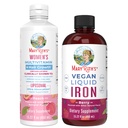 MaryRuth 's Women' s Multivitamin + Hår Growth Liposomal (Peach) & Iron Liquid (Berry) # 124; Clean Label Project Verified ® # 124; Kosttilskud til skønhed, Immunitet, & Samlet sundhed # 124; Vegan, Non-GMO, Gluten- Free