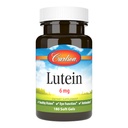 Carlson Lutein 6mg, Vision Support & Eye Health Supplement, Antioxidant Formel med Zeaxanthin, 180 Softgels