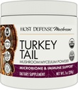 Værtsforsvar Tyrkiet Tail Mushroom Powder - fordøjelig sundhed & immunforsvar Support - Mushroom Supplement for Gastrointestinal & Gut Microbiome Support - 7 oz (133 Servere) *
