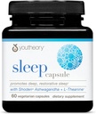 Youtory Sleep Capsule - Vegansk Sleep Support Supplement med Passion Flower, Lemon Balm, L- theanine & Ashwagandha * - 60 Vegetariske Kapsler
