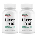 LIVERITE leverstøtte 2- Pack 120 tabletter (i alt 240ct) understøtter sund leverfunktion funktion, fysisk energi og vitalitet.