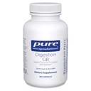 Pure indkapslinger fordøjelse GB - fordøjelsesenzymer supplement - for Gallblære Support & Gut Health * - med bile salte & fordøjelsesenzymer Blend - Gluten Free & Non- GMO - 180 kapsler