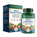 Renhed Produkter Mænd perfekte Multi fra Vitamin, Mineraler og Phytonutrients - fremmer energi, Vitality og Stamina - Let at synke - 90 tabletter