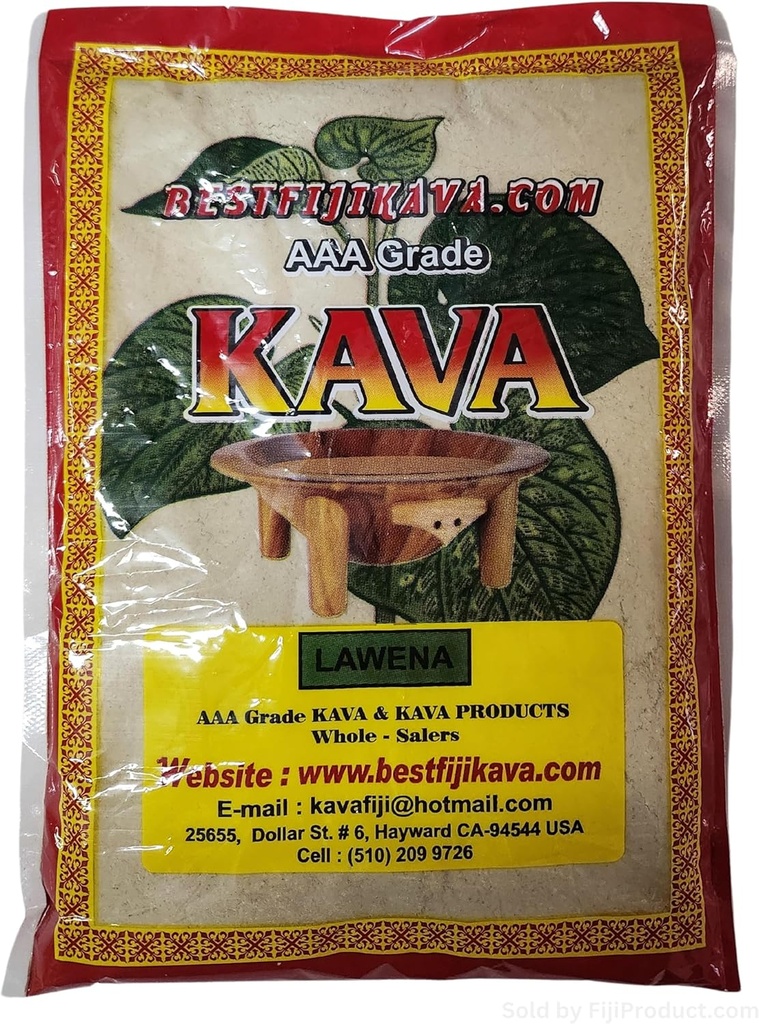 Premium Lewena Kava Root Powder (1 / 2 Lb - 8 Oz Bag) Urte Supplement Kava Root Drikke...