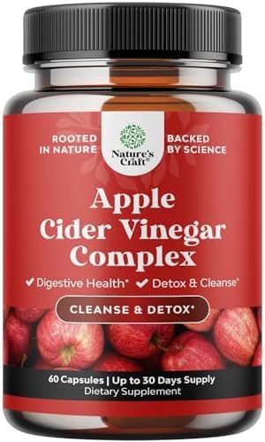 Potent Apple Cider Vincipe kapsler - ACV piller næringsmæssige kosttilskud til fordøjelse sundhed med naturlig oprydning og størrelse reducere Formel for kvinder og mænd designet til at hjælpe dig med at nå dit mål