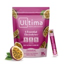 Ultima Replenisher Daily Electrolyte Powder Drink Mix - Sugar Free - Passionsfrugt, 20 Stickpacks - Hydrering Pakninger med 6 Elektrolytes og Trace Minerals - Keto Friendly, ikke-GMO