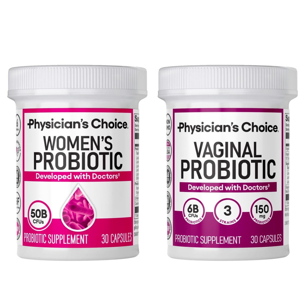Lægens CHOICE Feminin Power Duo Bundle - Vaginal Probiotic + Womens Probiotic