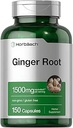 Horbäach Ingefær Root Capsules 1500 mg