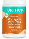 Yderligere fødevarer Hasselnød Collagen Peptider Pulver med løvens Mane Mushroom, Grass- Fed Hydrolyzed Type 1 & 3 Protein, Gut Health + Joint, Hår, Hud, Nails, Paleo Keto Sugar- Free 9,88 oz