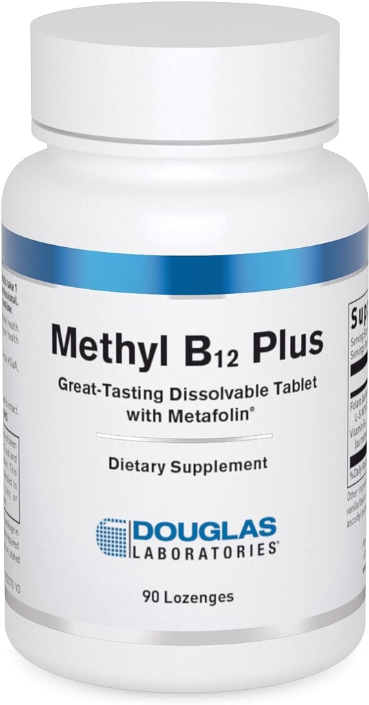Douglas Laboratories Methyl B12 Plus Mex124; Understøtter Metabolisme, Energi, Blodcelleproduktion, Nervesystemet, og Hormon * Mex124; 90 Lozenges
