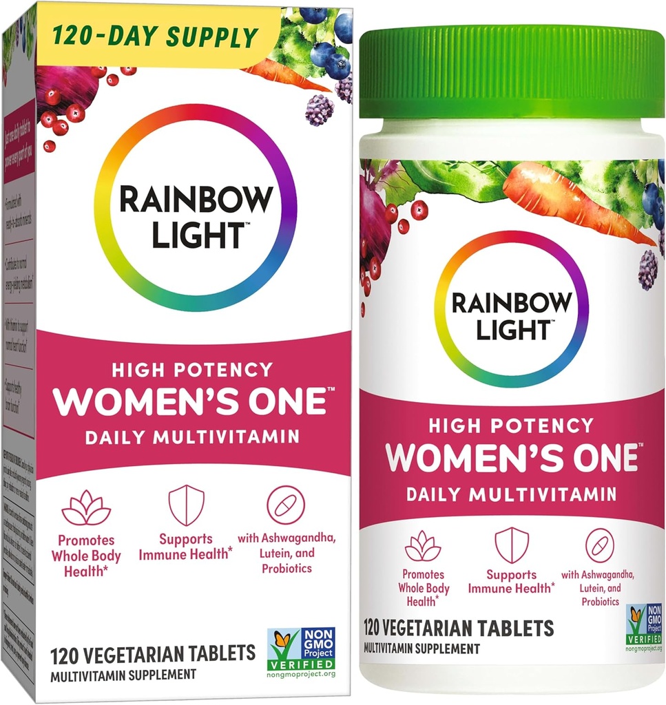 Rainbow Light Multivitamin Dame One, Powder, 120 Greve