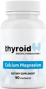 Calcium Magnesium - Doctor Formuleret Clinically Proven til at hjælpe med Knoglestyrke, Reducere muskelspænding og stabilisere Parathyroid funktion, Support Thyroid funktion