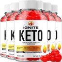 (5 Pack) Ignite Keto ACV Gummies - Advanced Formel Ignite Keto Plus ACV Gummies Apple Cider Vincious Ignite ACV Kosttilskud Mænd Kvinder (300 Gummies)