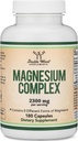 Magnesium Complex Supplement 180 Capsules (426mg Elemental Magnesium Provided by 2,300mg of Eight Different Forms of Magnesium) MAG-8 Provides 100% Daily Recommended Value of Magnesium by Double Wood