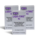 PRN Pharmacal Liqui- Tinic 4X - Iron & Vitaminer Oral Nutritional Supplement for Peter- Liver- Aromatic Supplement med Iron & B- Complex Vitaminer til støtte Wellness - 2 fl oz (3 Pack)