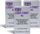 PRN Pharmacal Liqui- Tinic 4X - Iron & Vitaminer Oral Nutritional Supplement for Peter- Liver- Aromatic Supplement med Iron & B- Complex Vitaminer til støtte Wellness - 2 fl oz (3 Pack)