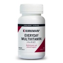 Kirkman Adult Multivitamin Without Vitamins A or D - 120 Capsules - Broad-Spectrum + Amino Acid Blend - Hypoallergenic - Gluten Free