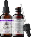 Myrrh Tincture, Myrrh Extract (Commiphora myrrha) til fordøjelsesbesvær - ikke- GMO i koldtpresset økologisk vegetabilsk glycerin 670 mg, tillæg 670 mg