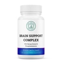 Brain Support Complex - Advanced Cognitive Support Supplement med Ginkgo Biloba, Bacopa Monnieri, Phosphatidylserin, Huperzine- A, St. John 's Wort - 30 Ct