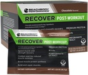 BODi Recover Whey Protein Powder Blend- Post- Workout Chocolate Whey supplement til muskel inddrivelse med 20g Protein, BCAA, Pomegranate Extract - Hurtig inddrivelse - 18 Servering Pakker