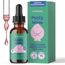 JoySpring Potty Wise Drops - Natural Constipation Relief for Kids & Toddlers - Elderberry, Licence Root Extract, Fennel Seed & Senna - Sugar- Free Vegan Liquid Blend Supplement (1 fl oz) 30 Servering