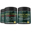 Bundle 7in1 Gurkemeje & 5in1 Ashwagandha Shilajit Supplement