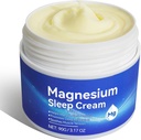 Magnesium Cream, Magnesium Oil, Magnesium Cream til søvn, Fødder, lindrer muskelspænding, Magnesium Lotion til afslapning, 3.17oz