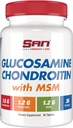 SAN Premium Glucosamine Chondroitin med MSM Complex til fælles støtte - Natural Formel for sunde fællesskaber og mobilitet. 30 Tjenester